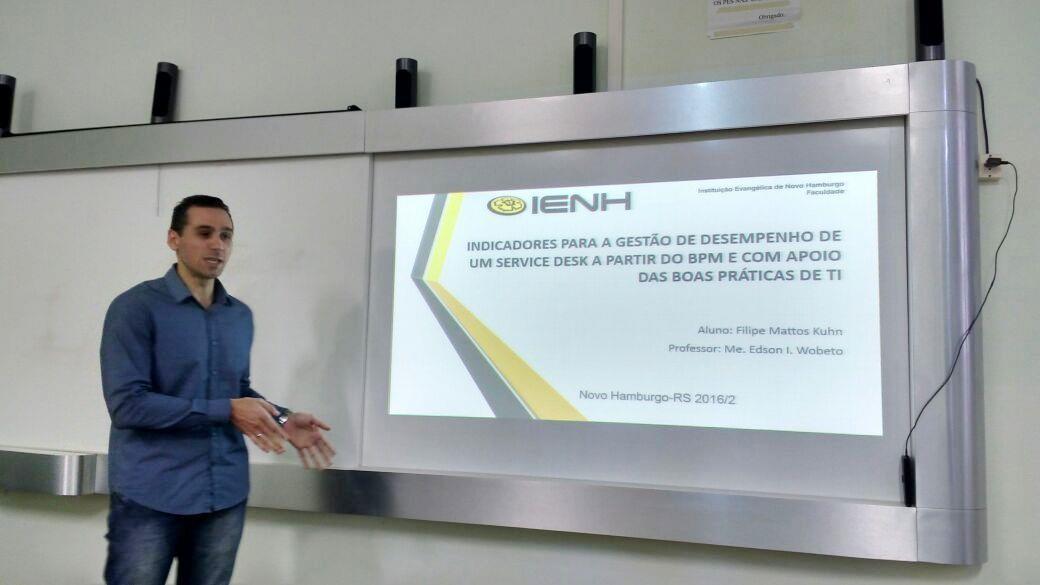 Acadêmicos da Faculdade IENH apresentam TCCs para bancas avaliadoras