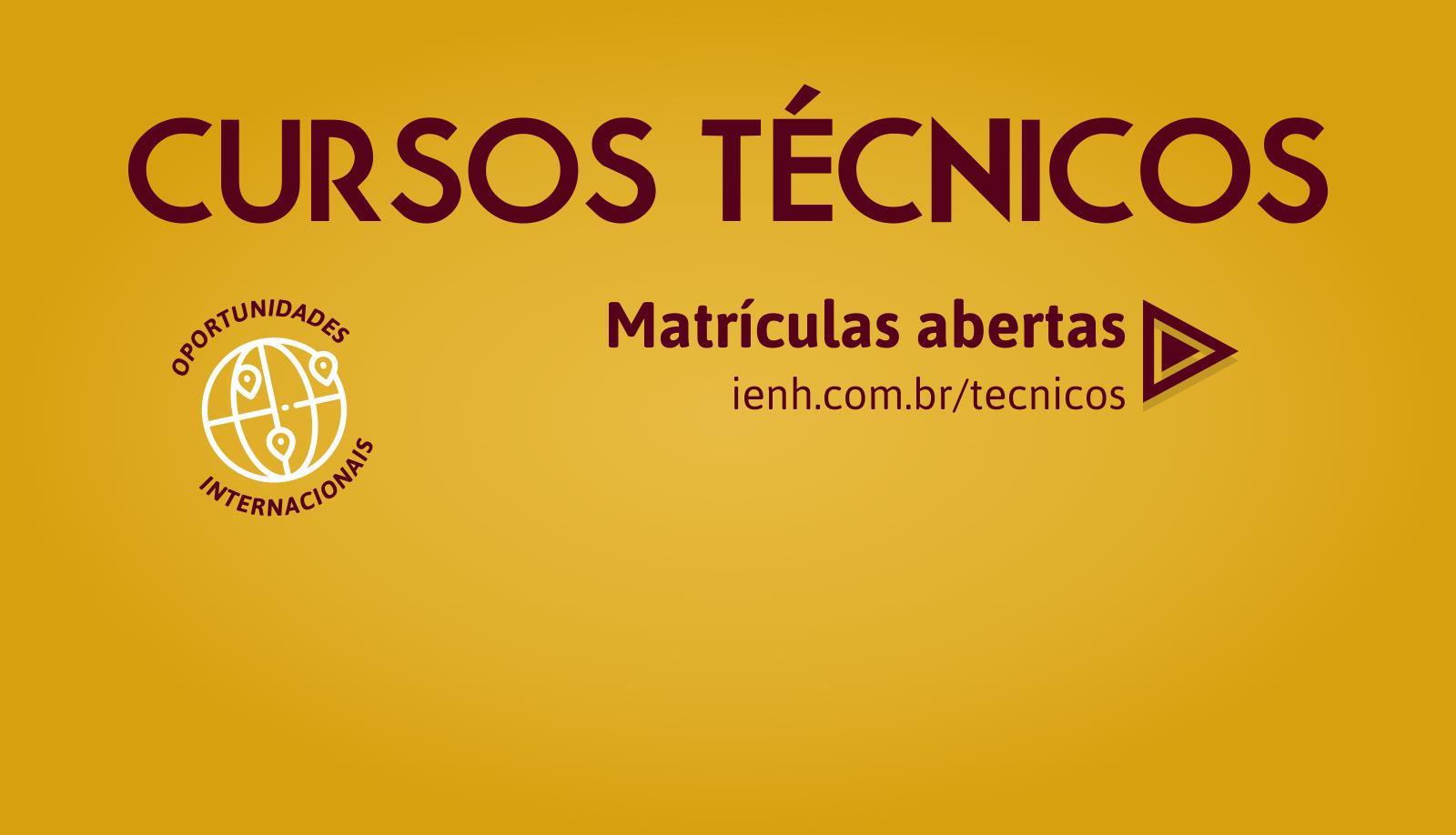 Bolsas de Estudo para os Cursos Técnicos com inscrições abertas na IENH