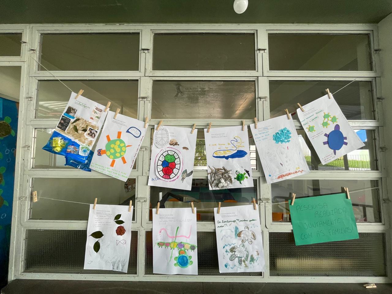 Crianças da Unidade Oswaldo Cruz exploram o mundo das tartarugas em tema de casa