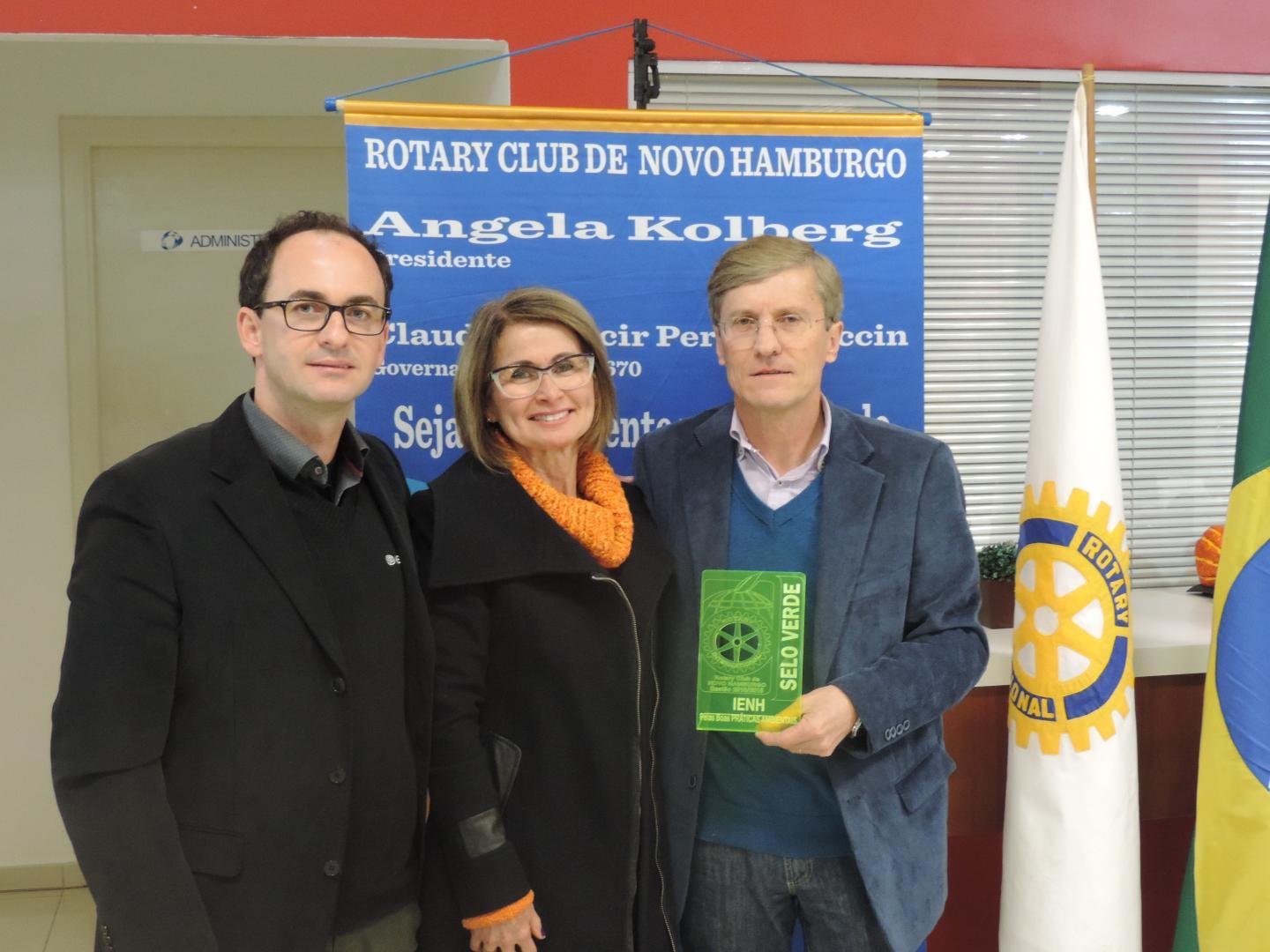 IENH recebe Selo Verde do Rotary Club pelas boas práticas ambientais