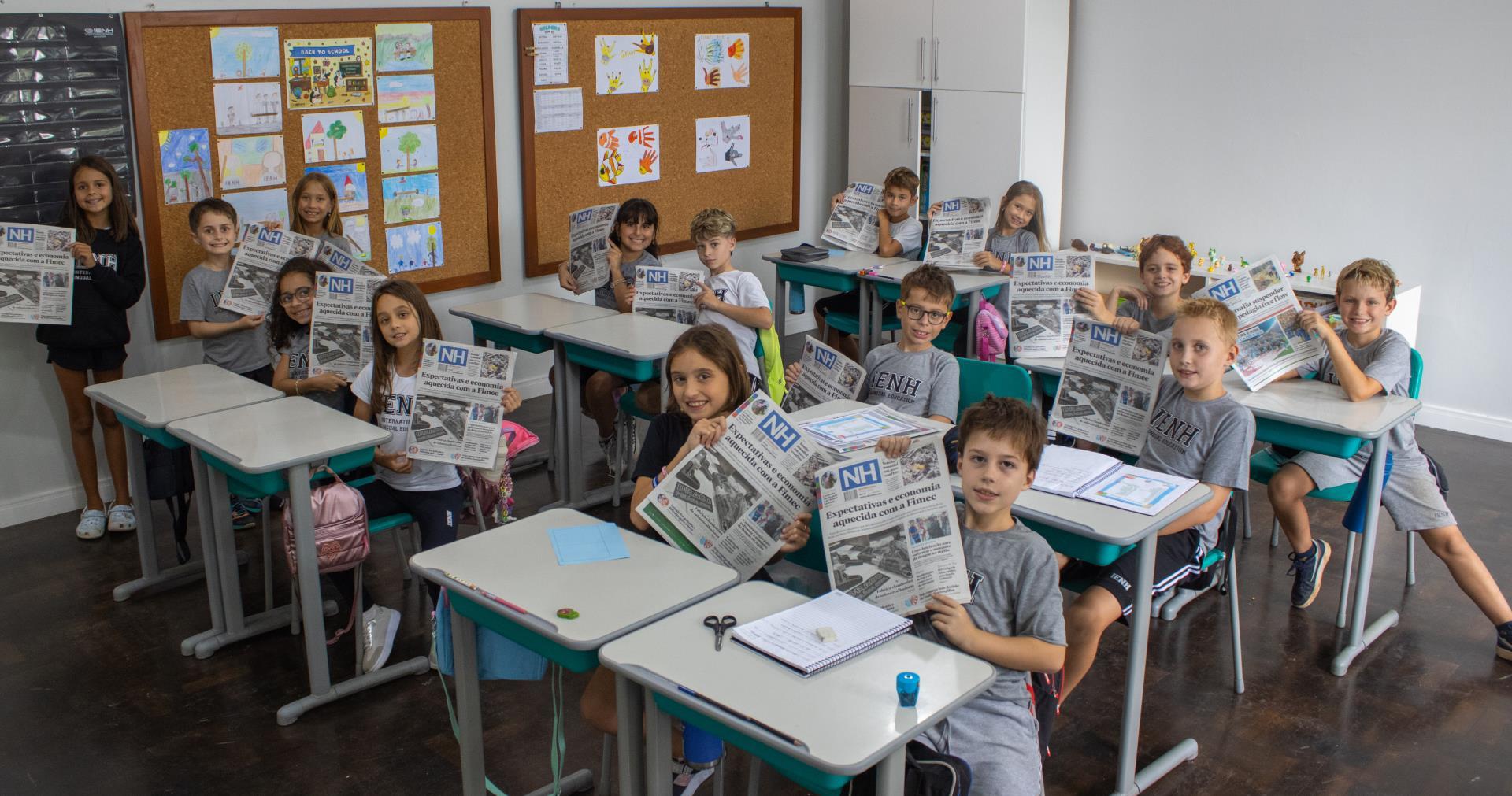 Jornal na sala de aula amplia o olhar dos estudantes da Unidade Oswaldo Cruz sobre o mundo