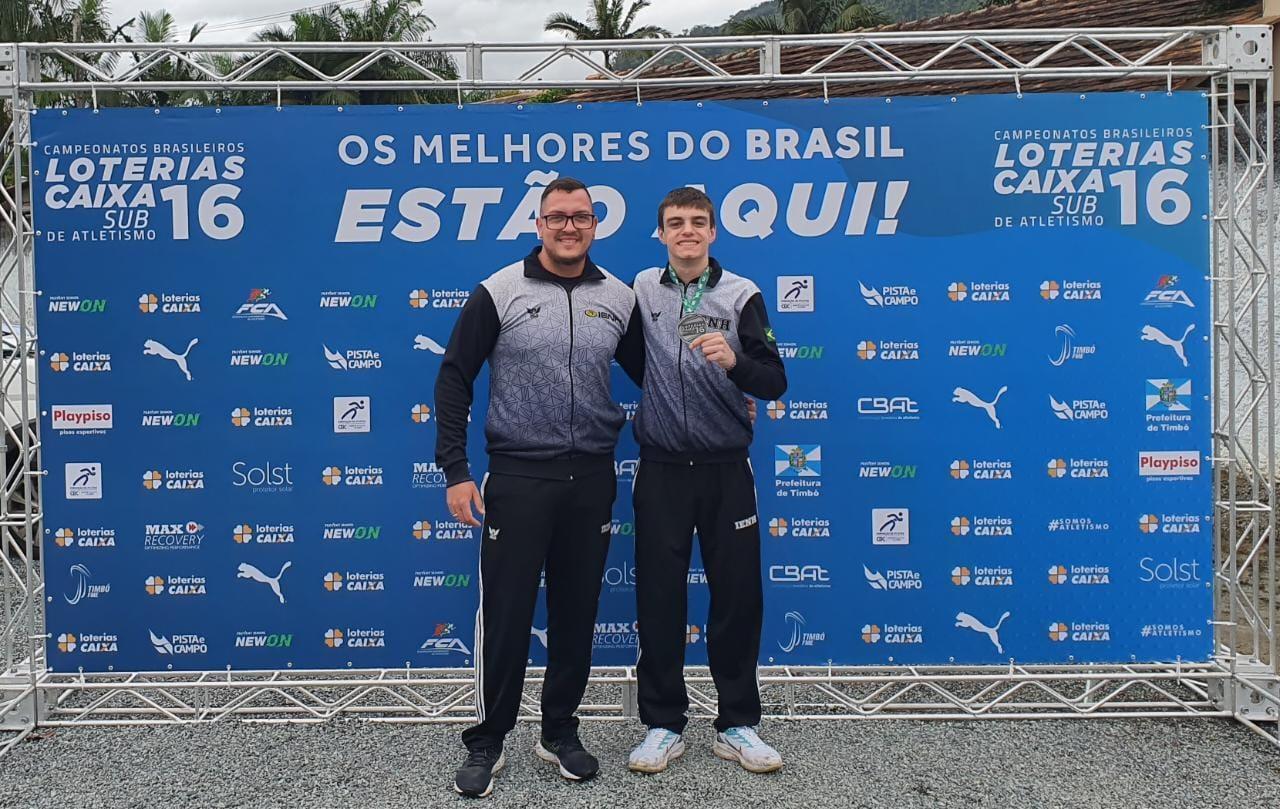 Medalha de ouro é conquistada por atleta da IENH no Campeonato Brasileiro de Atletismo sub-16