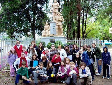 Estudantes da 5ª série A do Pindorama visitam as Missões