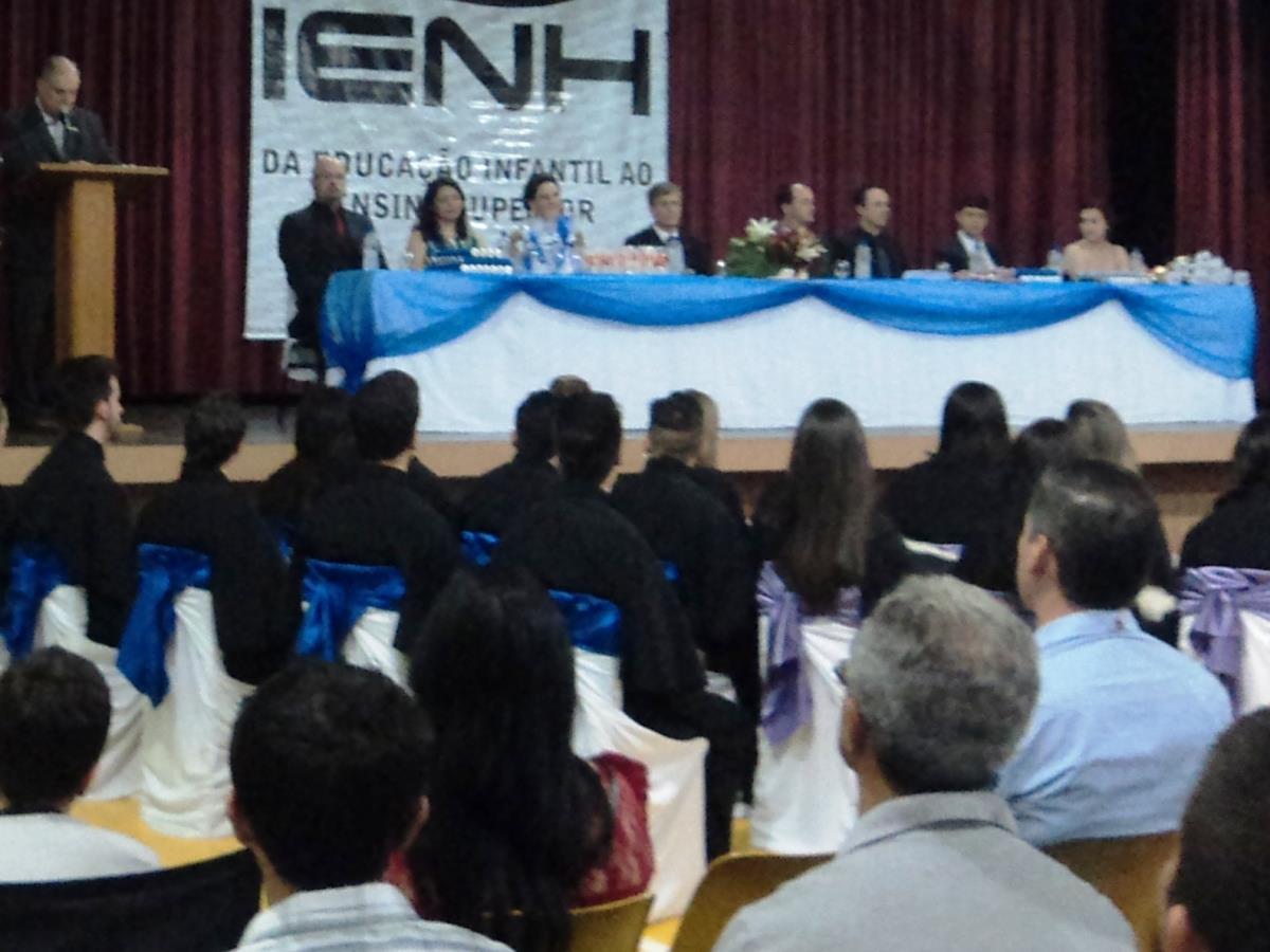 Solenidade de Formatura dos Cursos Técnicos da IENH 