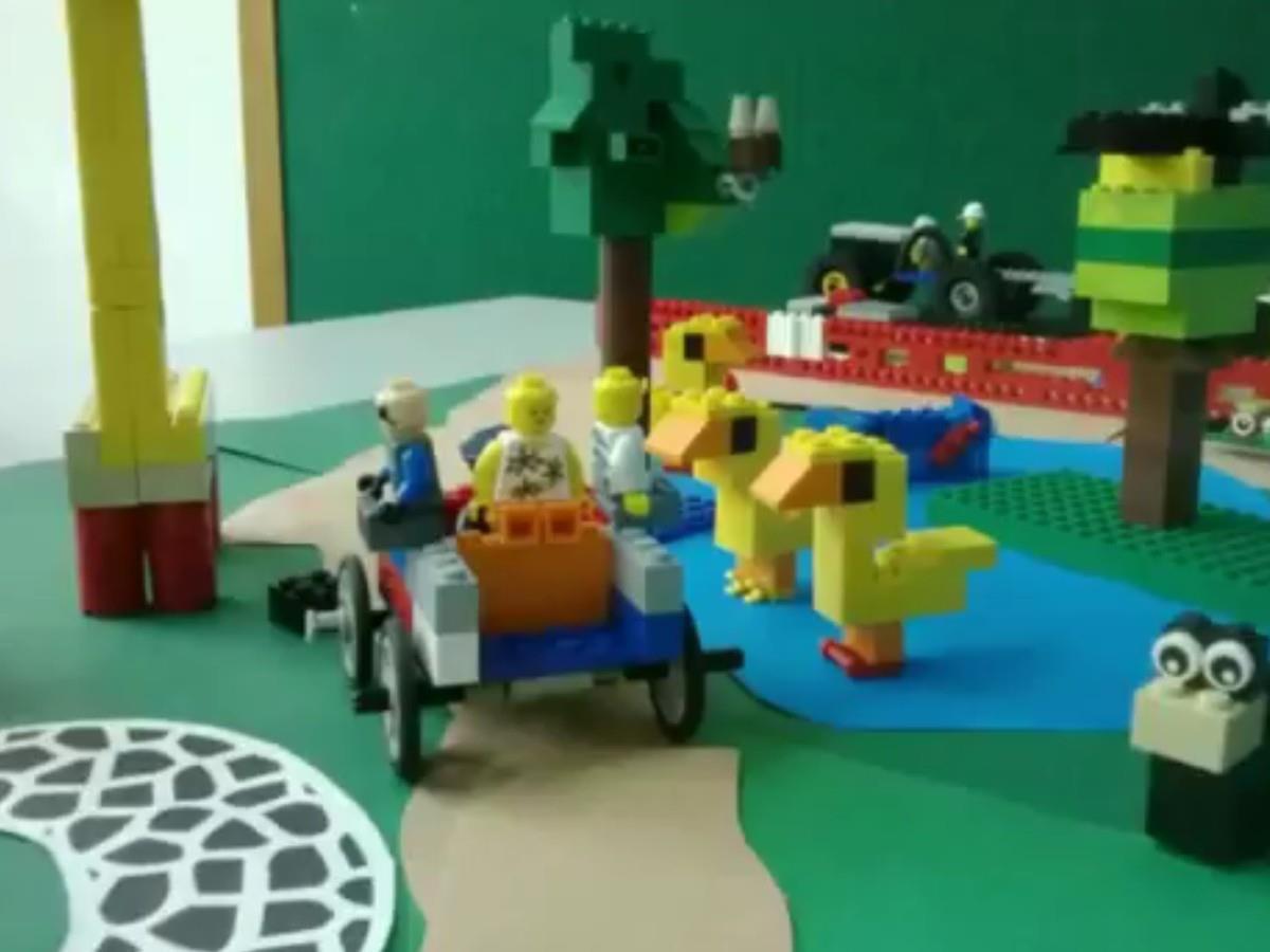 Estudantes criam Stop Motion com Legos