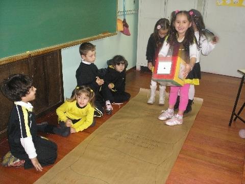 Turma 1ªB da Unidade Pindorama faz momento dos jogos