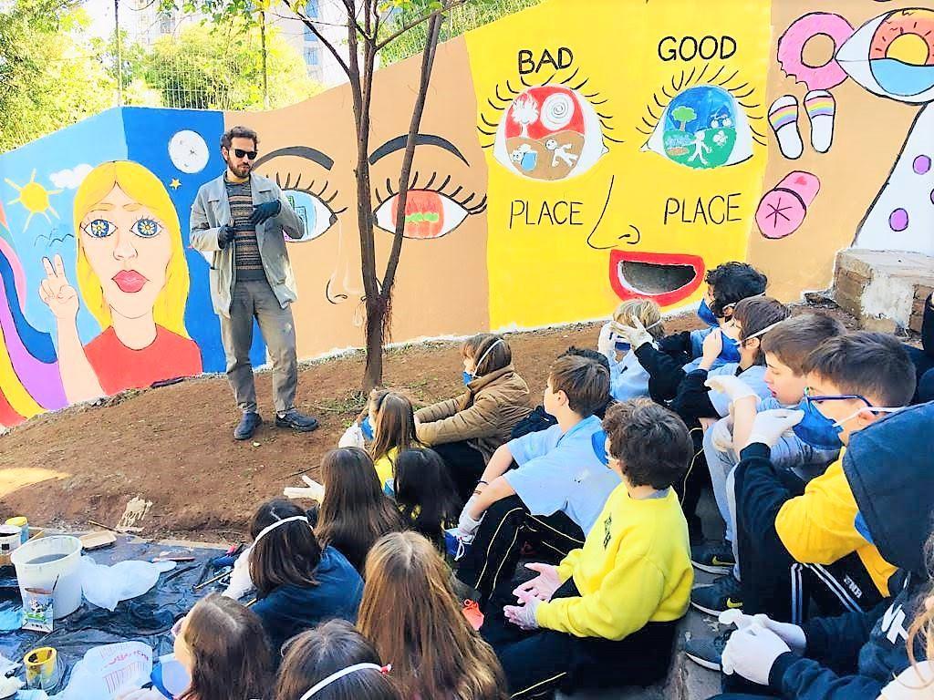 Técnicas de pintura são trabalhadas no projeto “Seu olhar melhora o meu”