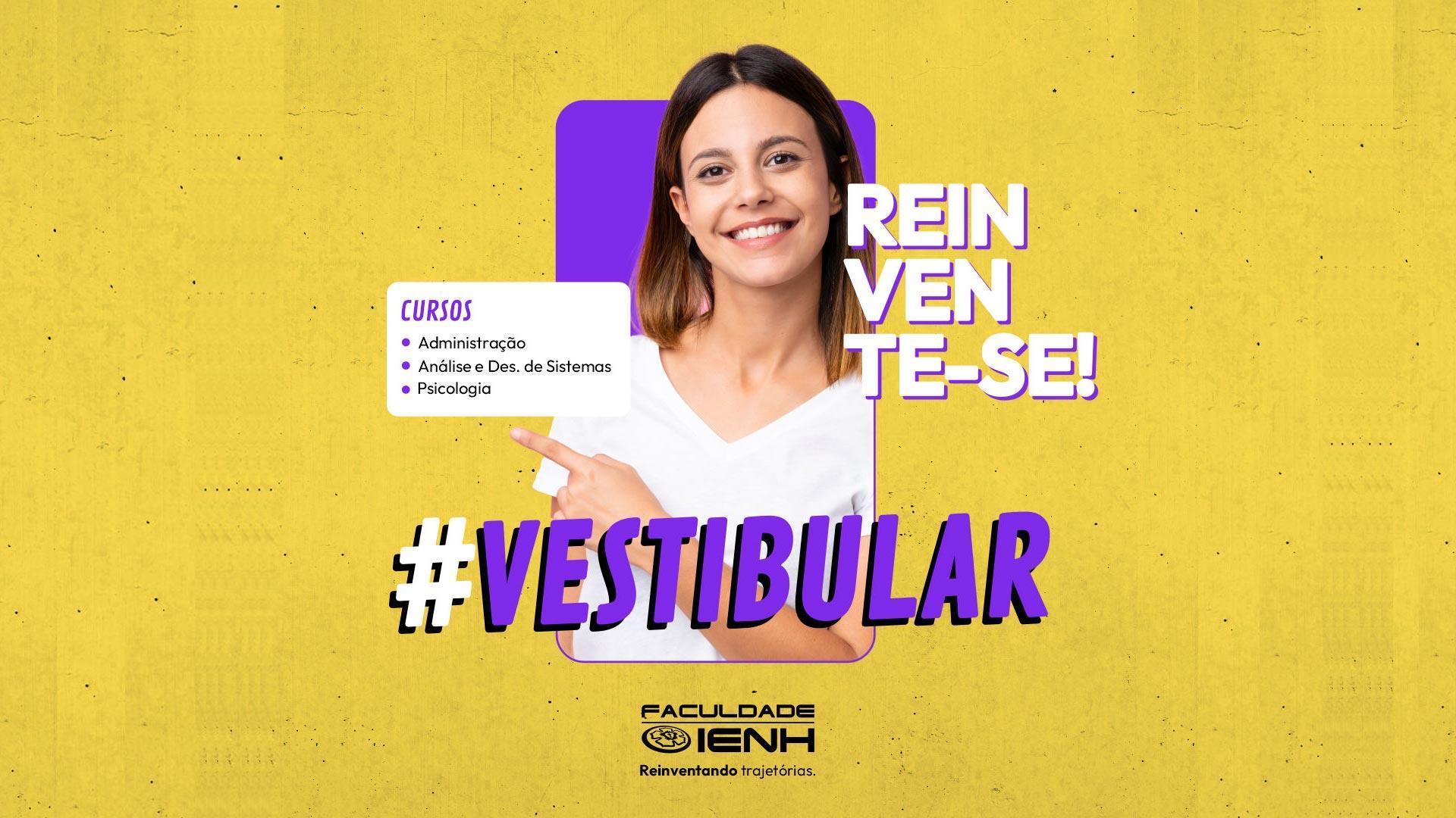 Vestibular de Inverno está com inscrições abertas na Faculdade IENH