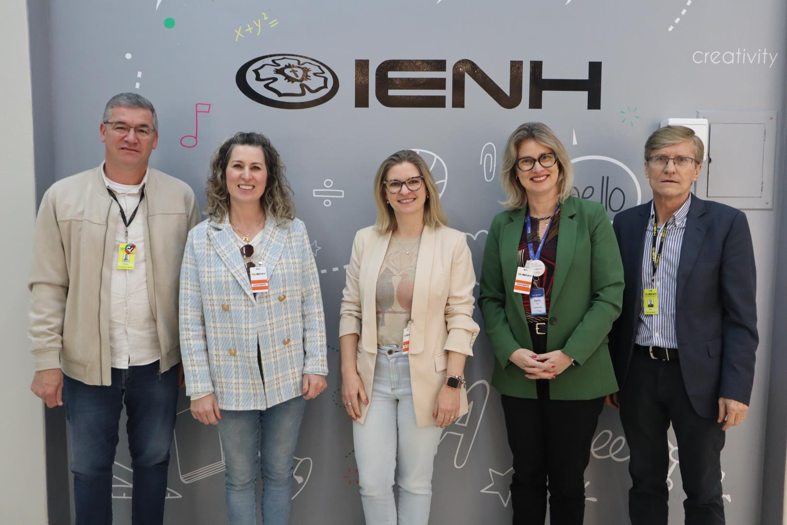 Visita institucional: IENH recebe equipe diretiva do Colégio Martin Luther 