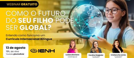 IENH promove Webinar gratuito sobre futuro globalizado