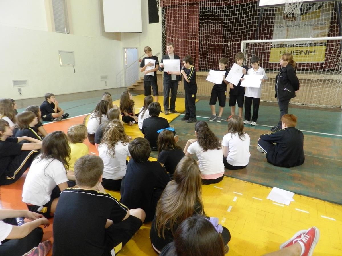 Jogos Cooperativos envolvem estudantes do 7º ano