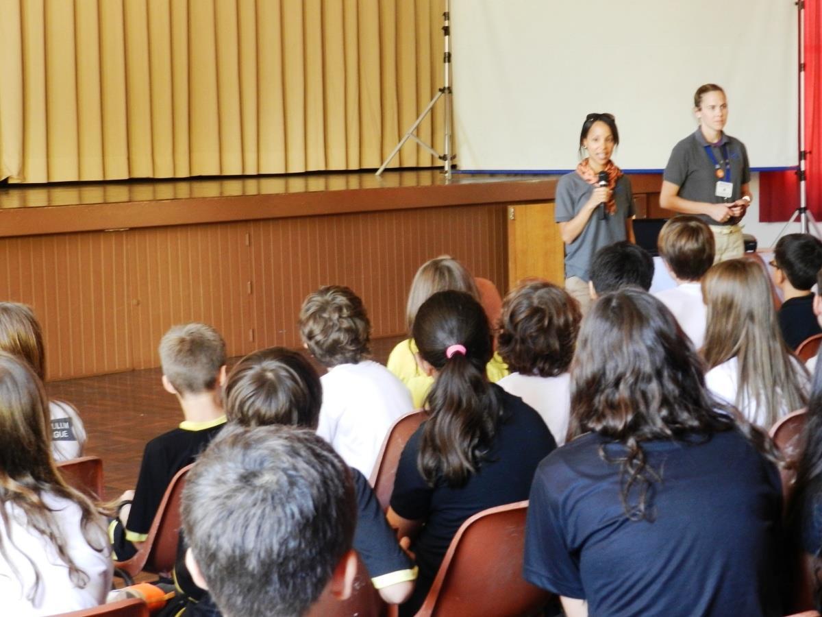 Visita de Americanas nas Unidades Oswaldo Cruz e Fundação Evangélica