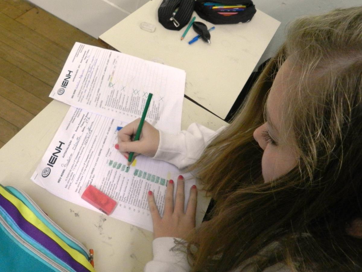 Estudantes do Ensino Fundamental realizam Autoavaliação