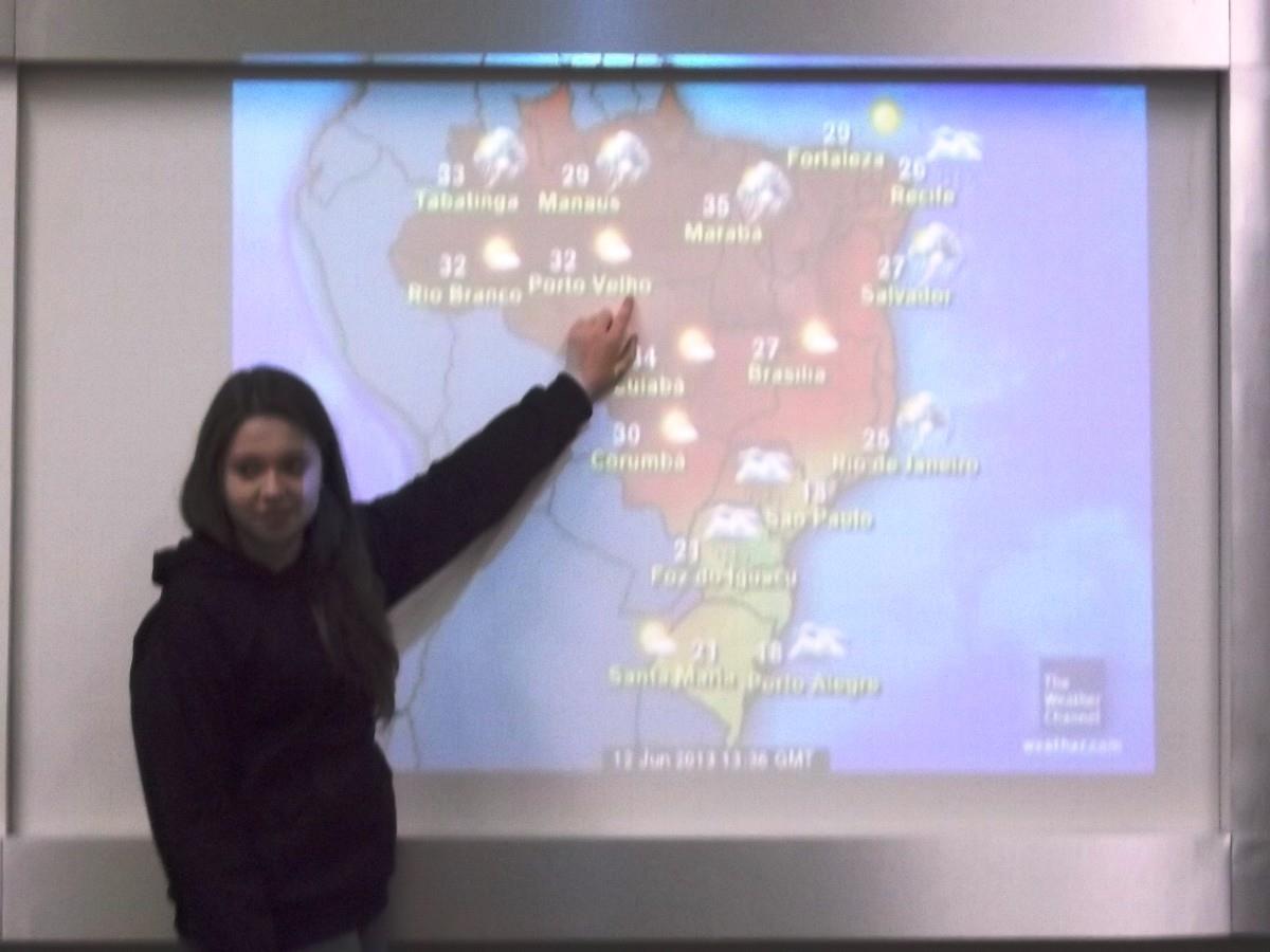 Previsão do tempo em Espanhol