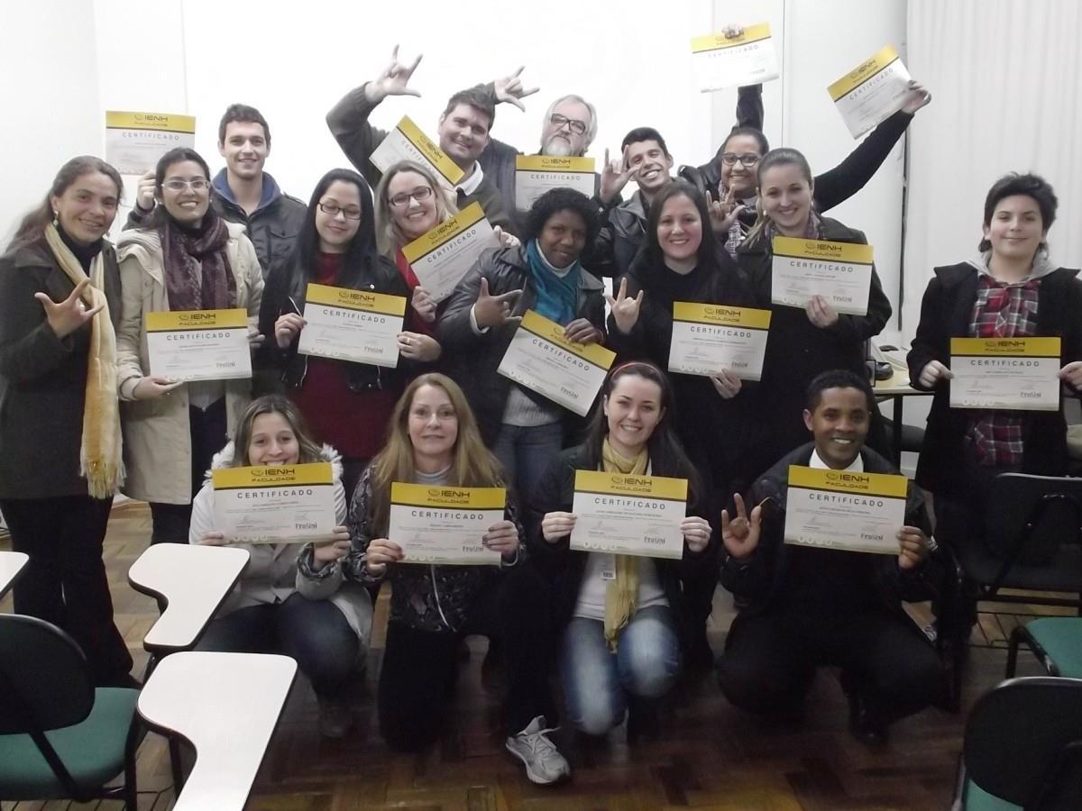 Curso de LIBRAS encerrou em 1º de julho