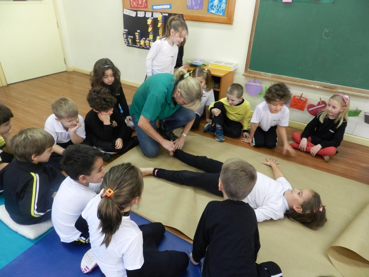 Gigantes e histórias nas aulas do Nível 5
