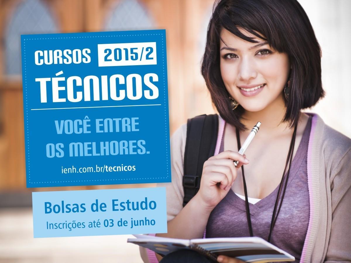 Inscrições abertas para o processo de Bolsas de Estudo dos Cursos Técnicos da IENH