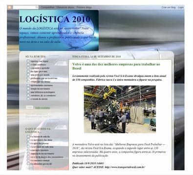 Blog do Curso Técnico em Logística